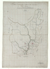 Plan cadastral de la commune de Finale Ligure, localité Calvisio Verzi (Savone). Turin, Archives nationales