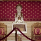 Antoine Denis Chaudet, Busto di Napoleone I e vetrina con Atto di Battesimo dell'Imperatore. Ajaccio, Salone Napoleonico dell'Htel de Ville